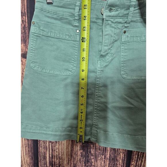 Boden Womens Estella Denin Skirt Sz 2 Green Mini Preppy - Picture 5 of 7